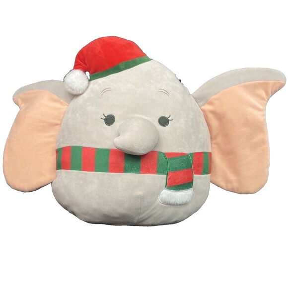 Squishmallow X Disney - Dumbo - Christmas Santa - Limited Holiday Edition - 16” - Picture 1 of 10